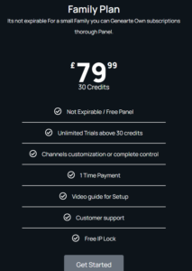 IPTV Subscription UK Family Pack, IPTV UK Subscription