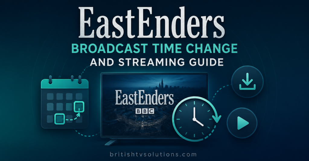 EastEnders Broadcast Time Change and Streaming Guide