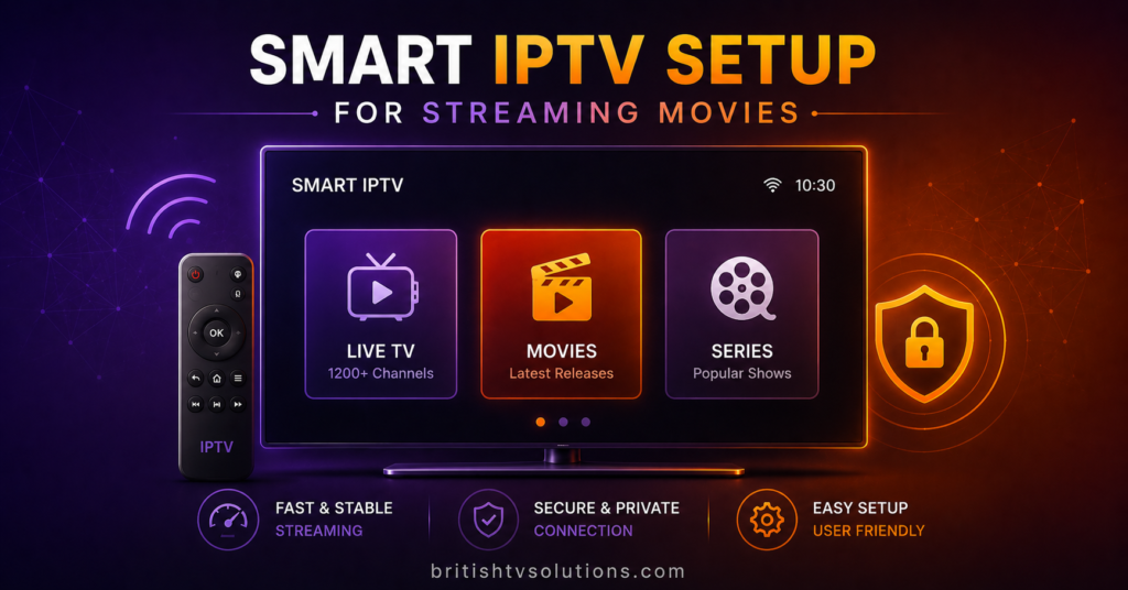 Smart IPTV Setup for Streaming Movies