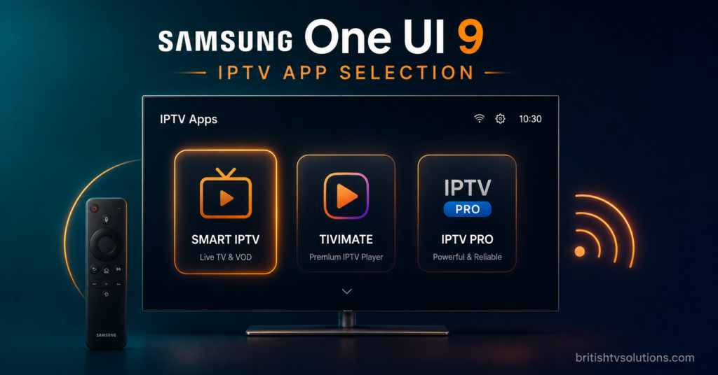 Samsung One UI 9 IPTV App Selection