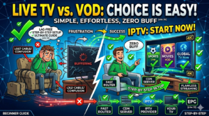 IPTV Live TV vs VOD Difference