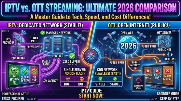 IPTV vs. OTT Streaming
