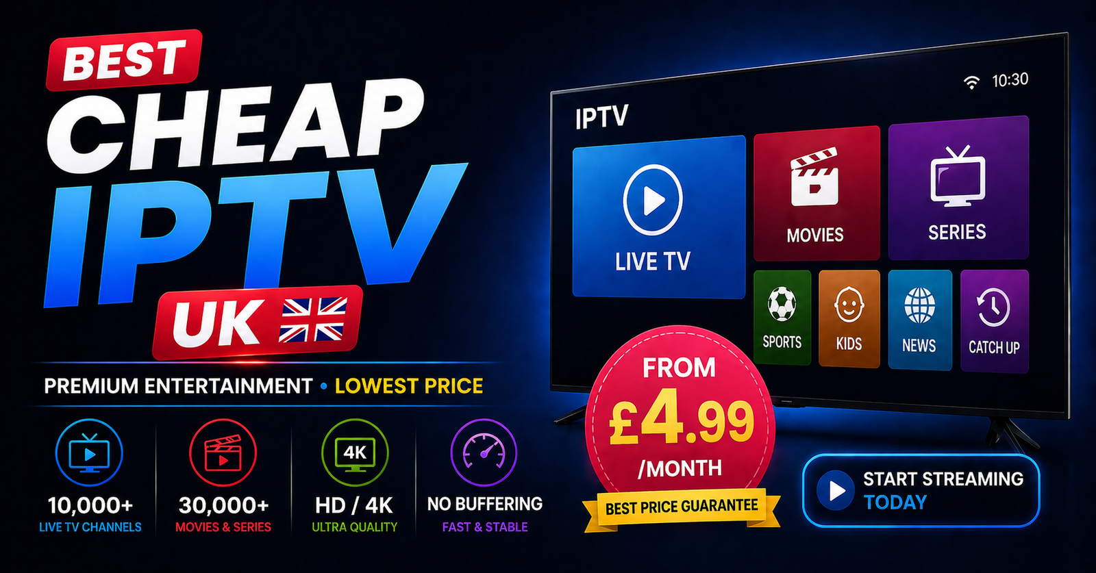 Best Cheap IPTV UK