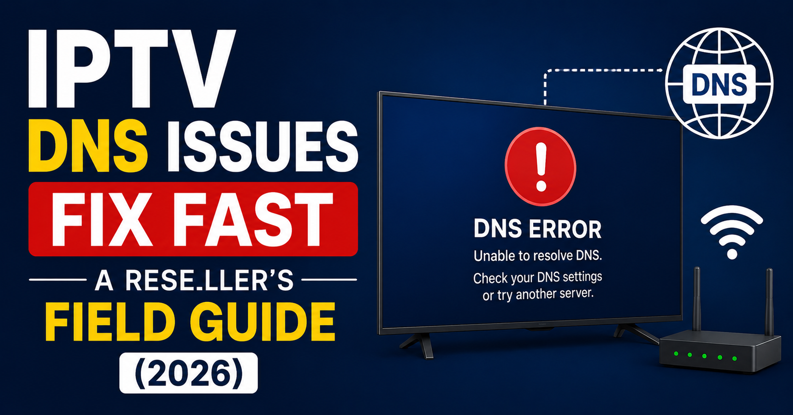 Fix IPTV DNS Issues