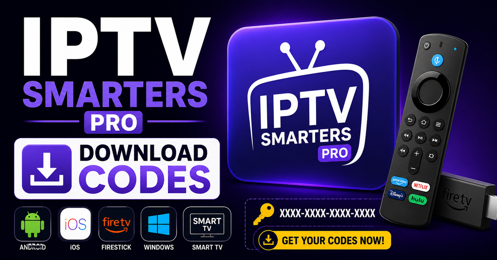 IPTV Smarters Download Codes
