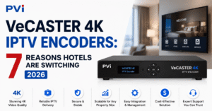 PVI VeCASTER 4K IPTV Encoders